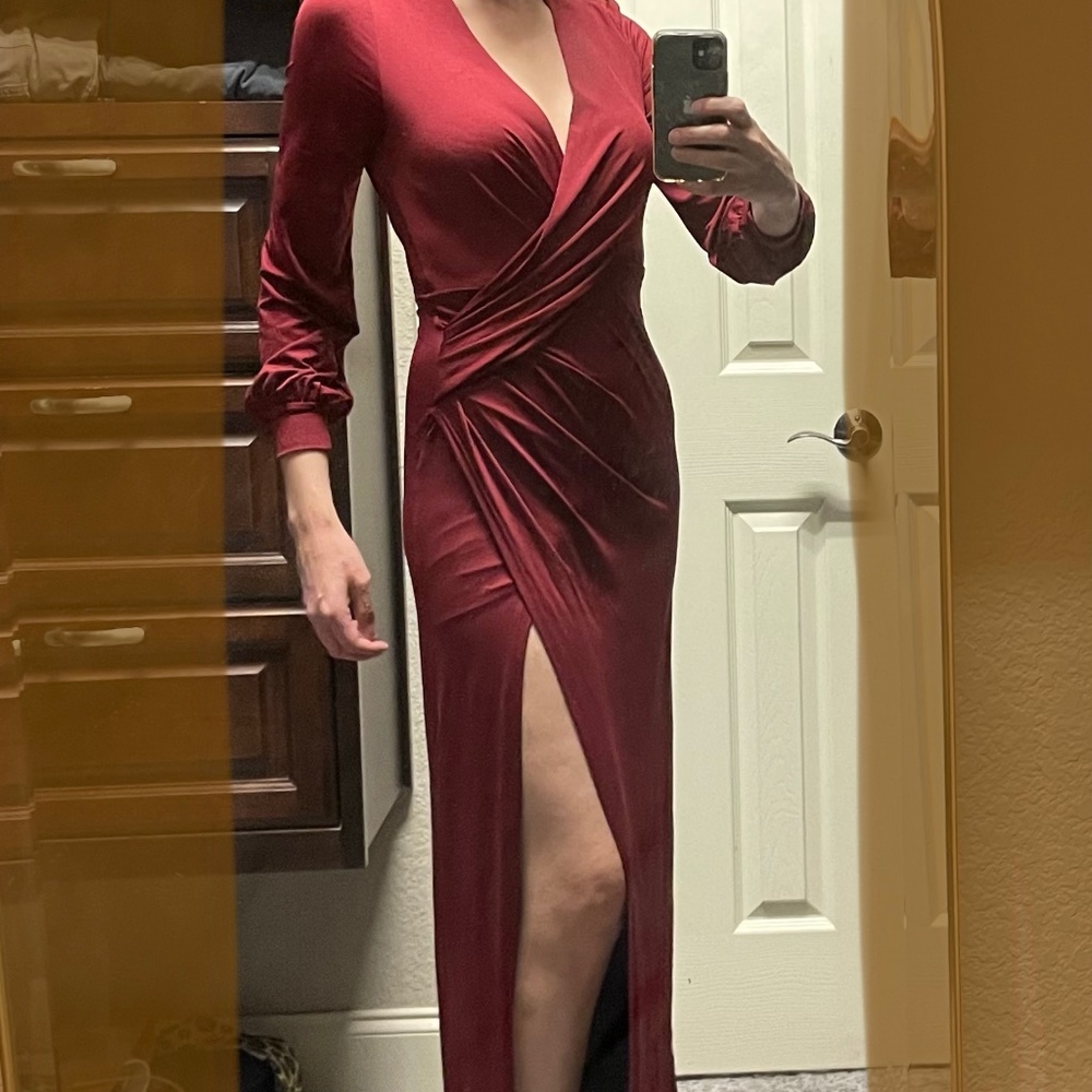 Kiera Maxi Dress Wine by Baltic Born (S)